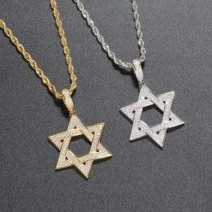שרשרת מגן דוד Swarovski