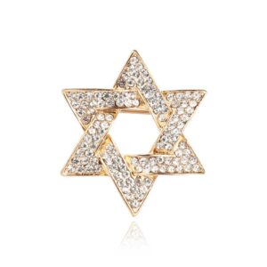 סיכת מגן דוד יוקרתית לבגד