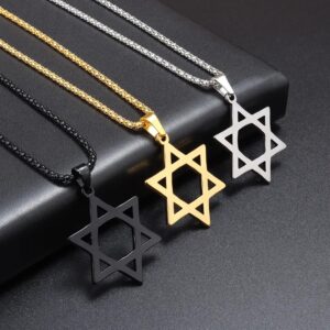 שרשרת מגן דוד Triple