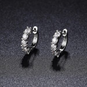 זוג עגילים Luna ציפוי זהב 18K